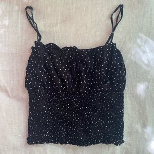REFORMATION POLKA DOT TANK TOP